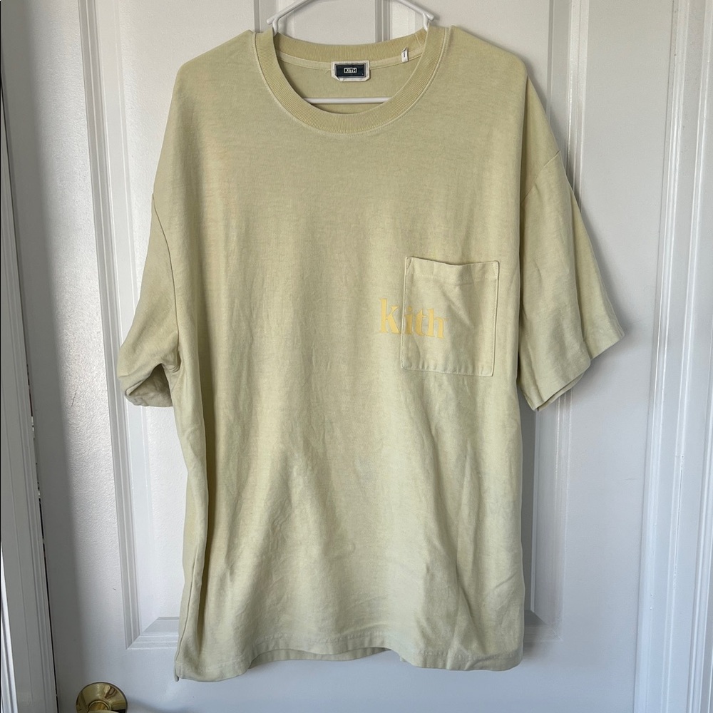 Kith Yellow Pocket Tee